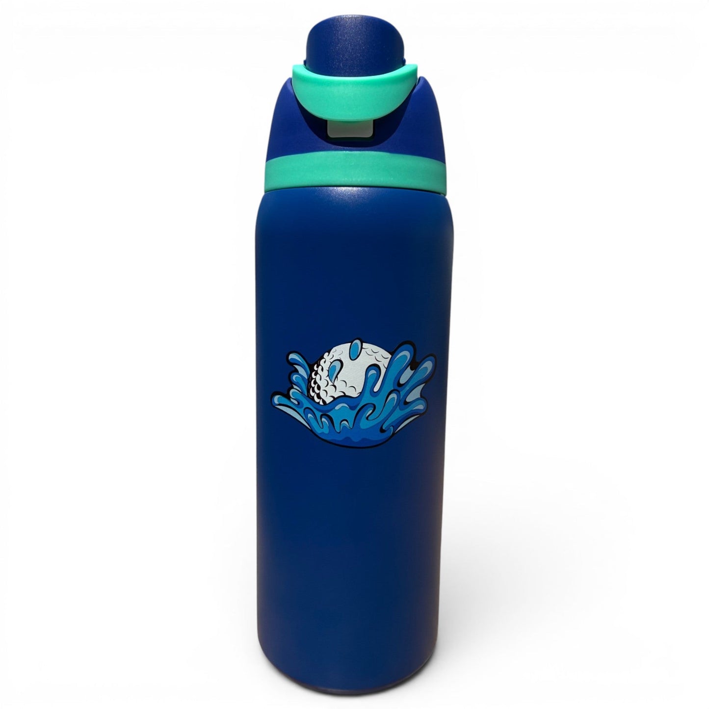 Hydration Bottle – Water Ball | 32oz Insulated Stainless Steel | Flip Straw Lid w/ Handle