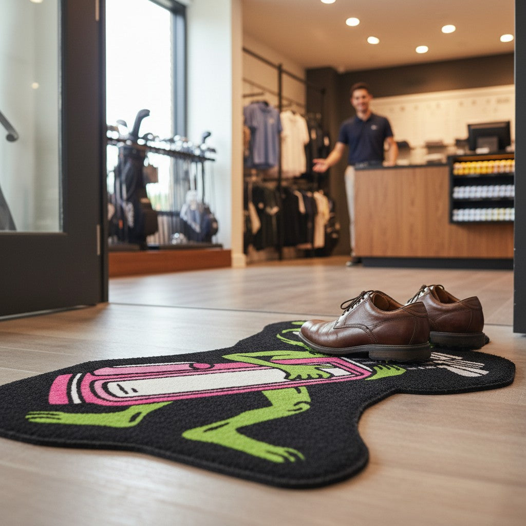 Alien Caddy | Golf Shop Mat | Cart Accessory