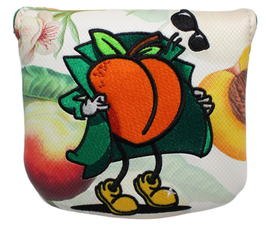 Swag Golf - Peach Flasher Mallet Putter Headcover *opened, no bag*