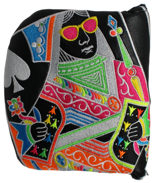 Swag Golf - Mystery Box Wildcard Rainbow Queen of Spades Mallet Putter Headcover *opened, no bag*