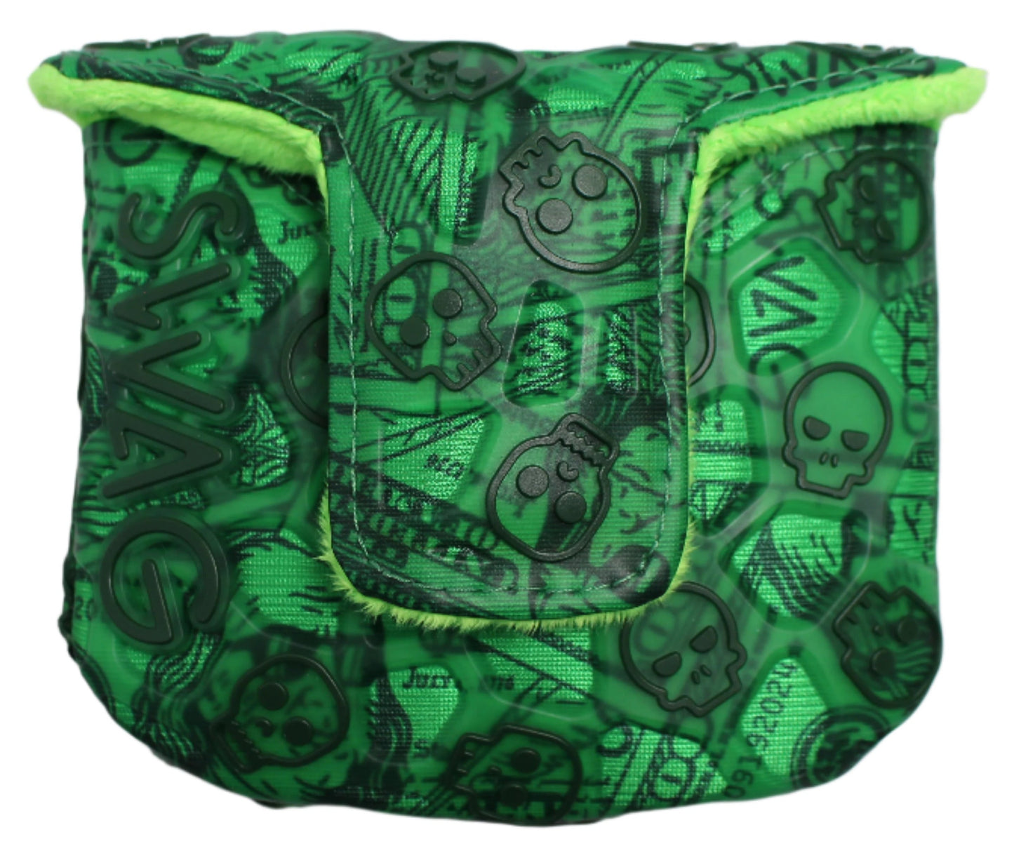 Swag Golf -  Dollar Bills Skull TPU Mallet Putter Headcover *opened, no bag*