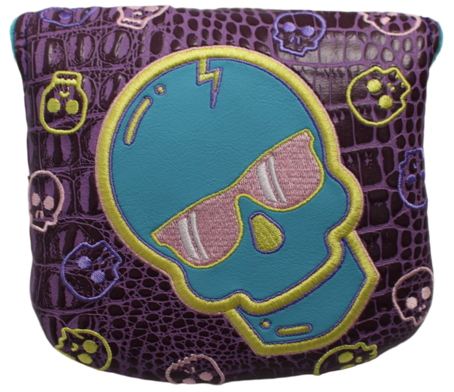 Swag Golf - Pastel Purple Skull Mallet Putter Headcover *opened, no bag*