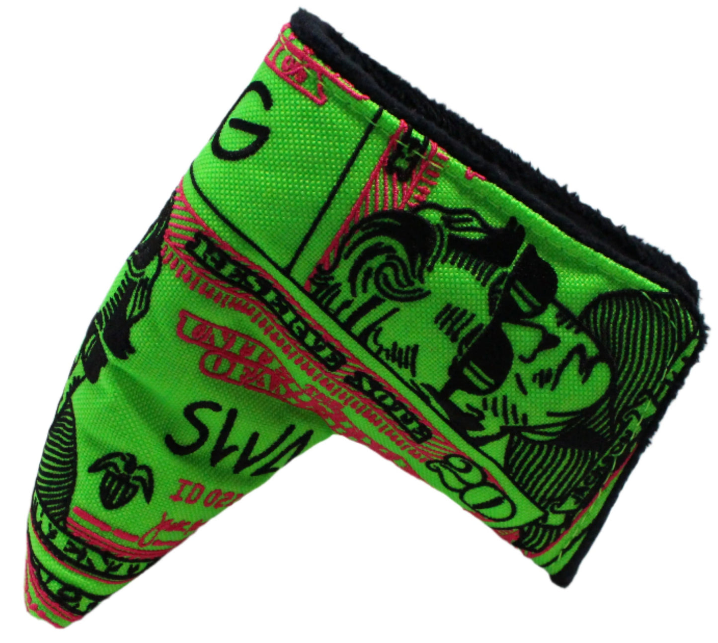 Swag Golf - Almighty Dollar 5.0 Andrew Jackson Blade Putter Headcover *opened, no bag*