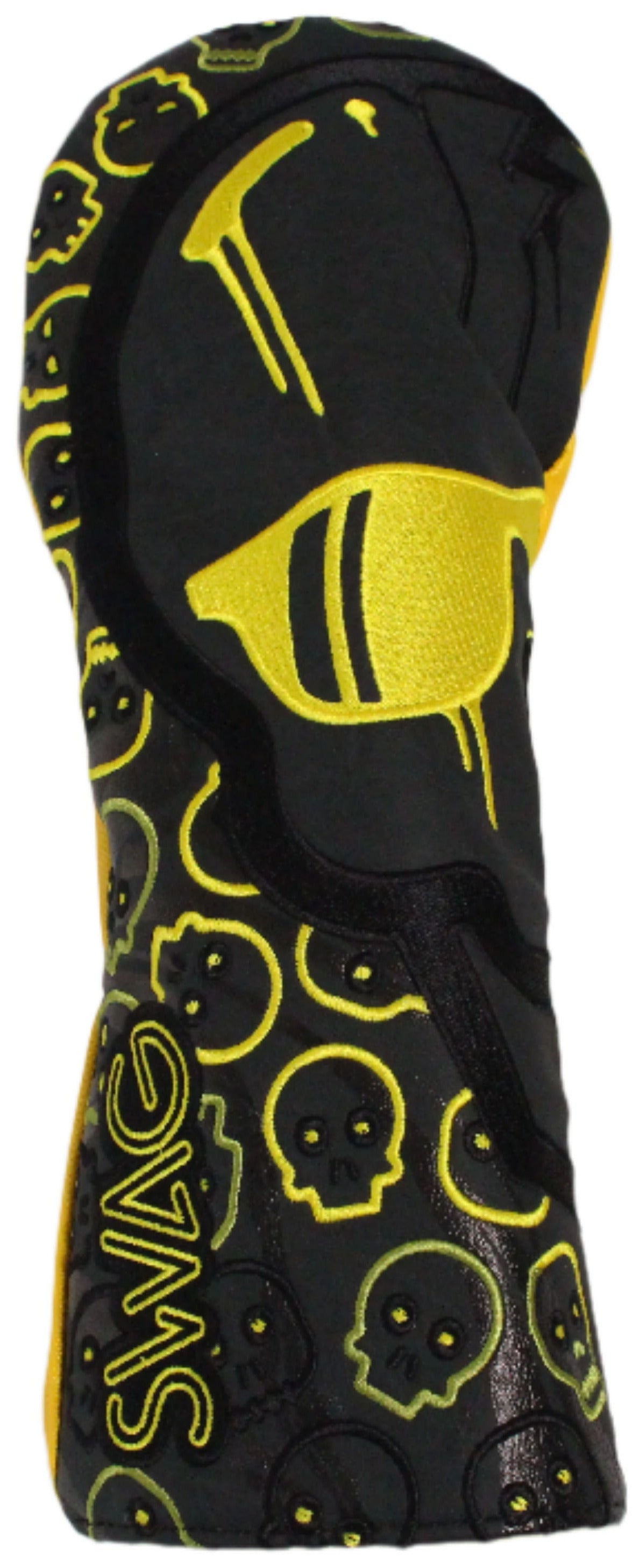 Swag Golf - Dripping Gold Skull Driver Headcover *opened, no bag*