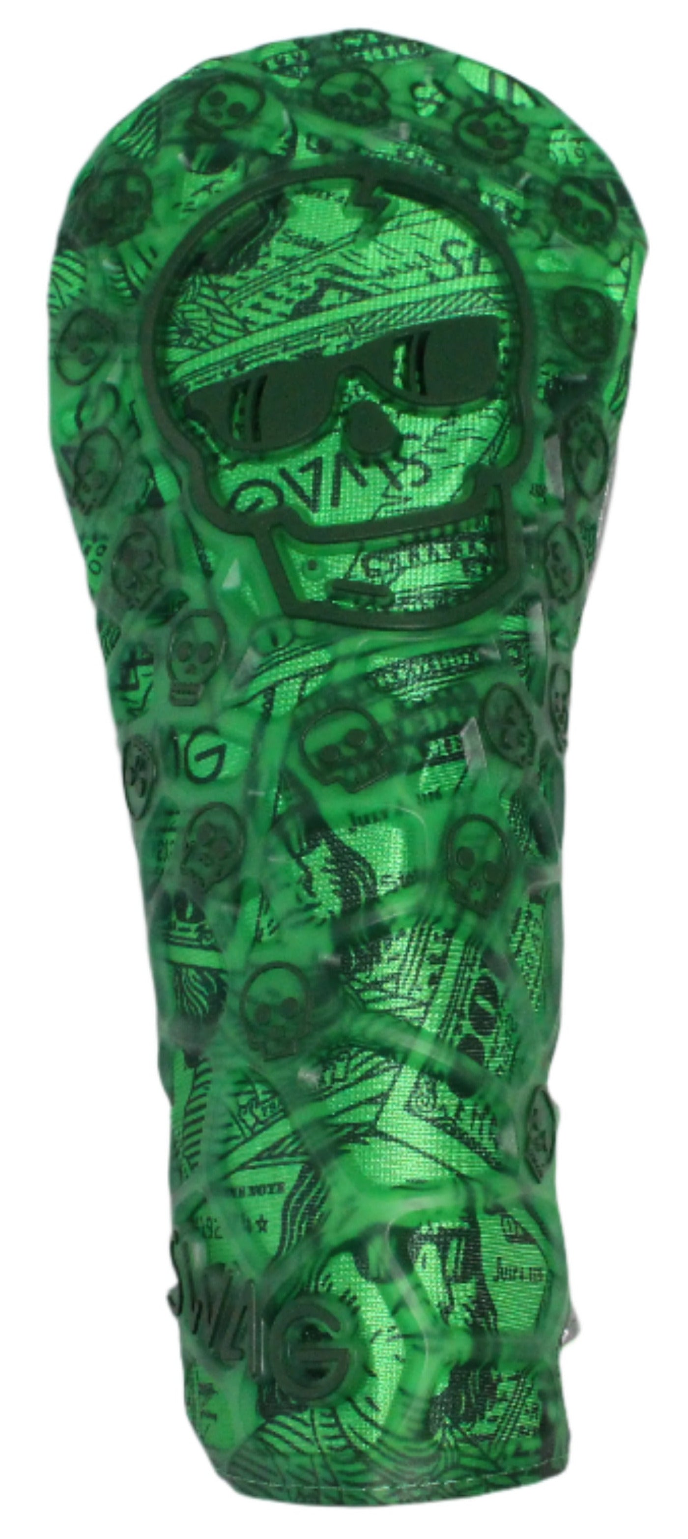 Swag Golf - Dollar Bills Skull TPU Driver Headcover *opened, no bag*