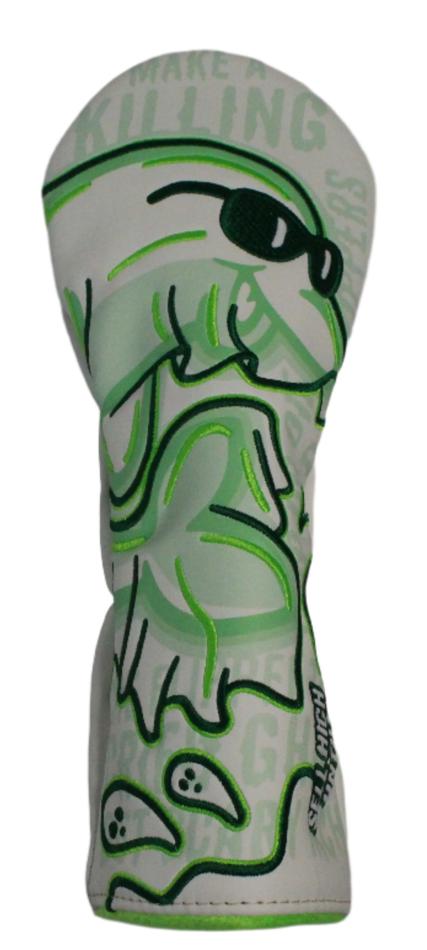 Swag Golf - Haunted Flipper White/Green Fairway Wood Headcover *opened, no bag*