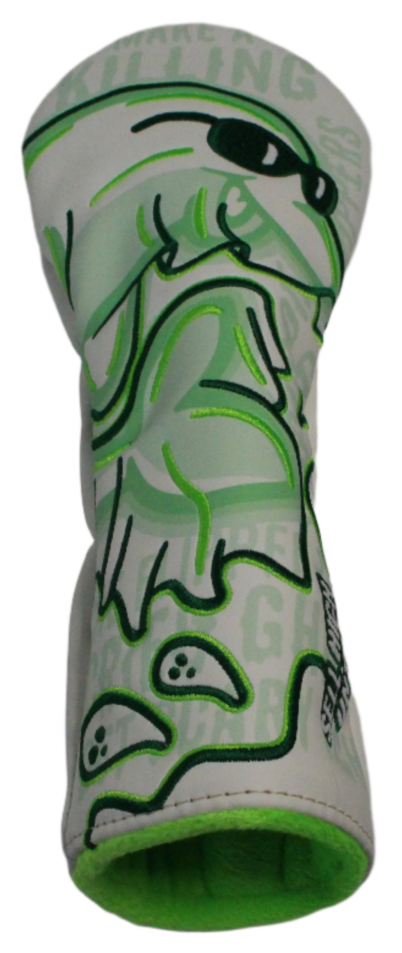 Swag Golf - Haunted Flipper White/Green Fairway Wood Headcover *opened, no bag*