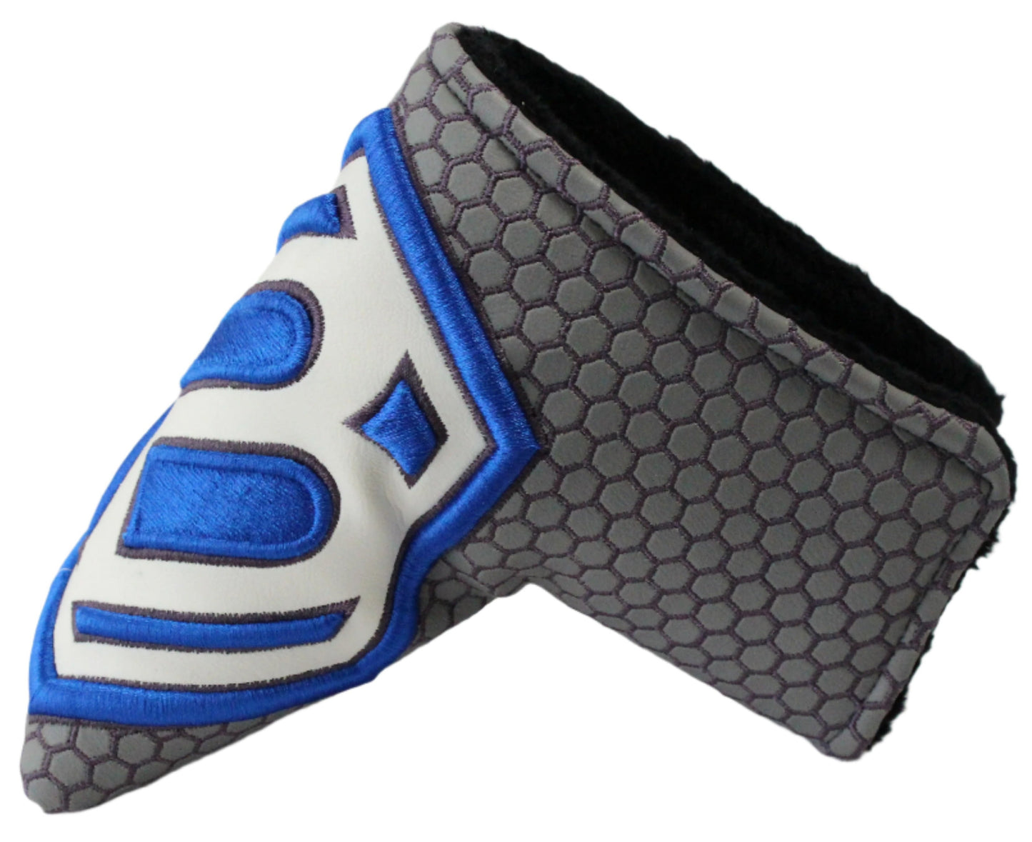 Bettinardi - 2022 Jumbo Hex B Specialty Run Blade Putter Headcover Grey/Blue/White