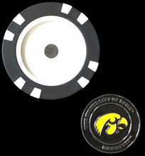 Load image into Gallery viewer, Officially Licensed Iowa Hawkeyes Poker Chip Ball Marker
