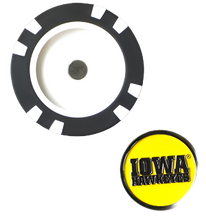 Load image into Gallery viewer, Officially Licensed Iowa Hawkeyes Poker Chip Ball Marker
