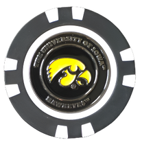 Load image into Gallery viewer, Officially Licensed Iowa Hawkeyes Poker Chip Ball Marker
