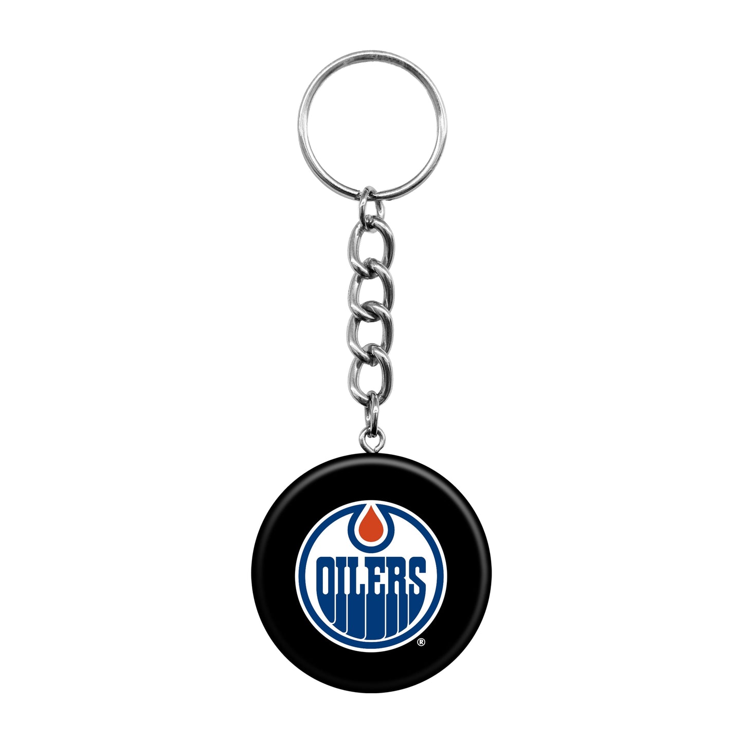 Edmonton Oilers Mini Hockey Puck Keychain