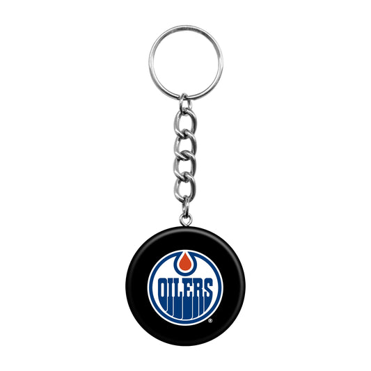 Edmonton Oilers Mini Hockey Puck Keychain