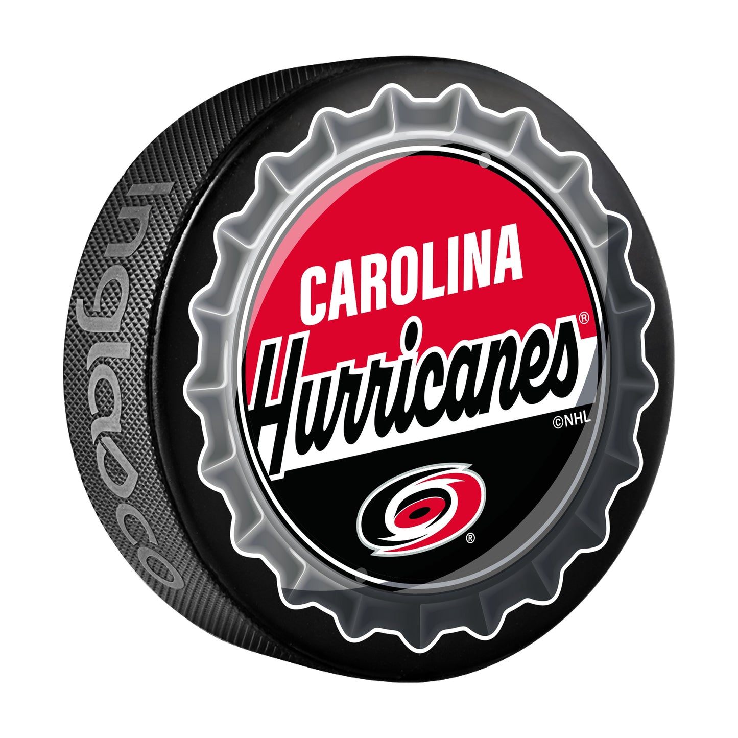 Carolina Hurricanes Hockey Puck Bottle Opener