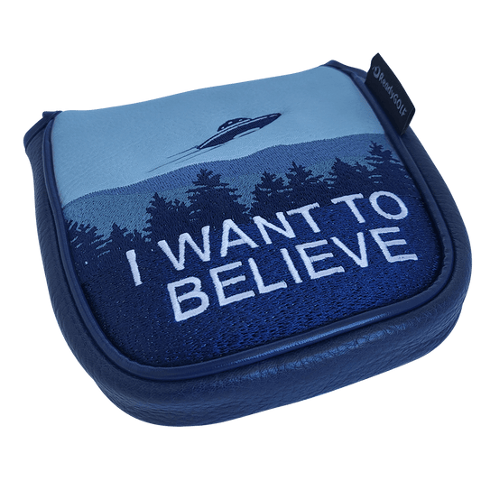 L.A.B. DF2.1 Embroidered Center-Shafted Putter Cover by ReadyGOLF - I Want to Believe