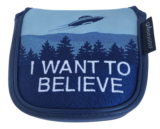 Ai-ONE Square 2 Square Max Center-Shafted Putter Cover by ReadyGOLF - I Want to Believe