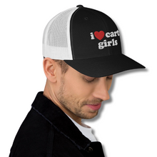Load image into Gallery viewer, I Love Cart Girls Trucker Hat
