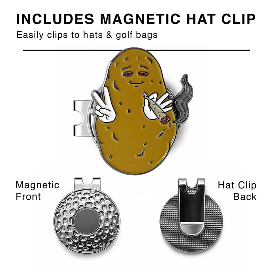 Baked Potato Golf Ball Marker