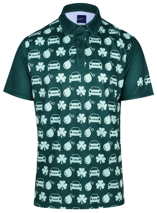 Irish Car Bombs Mens Golf Polo Shirt by ReadyGOLF