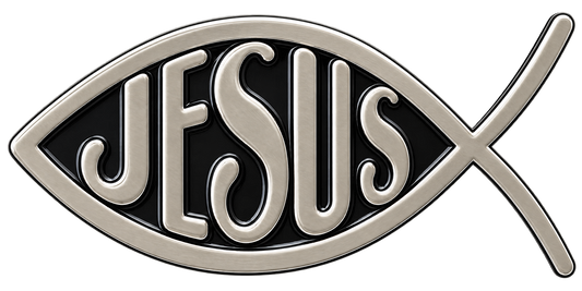 Christian Jesus Fish Ball Marker & Hat Clip by ReadyGOLF