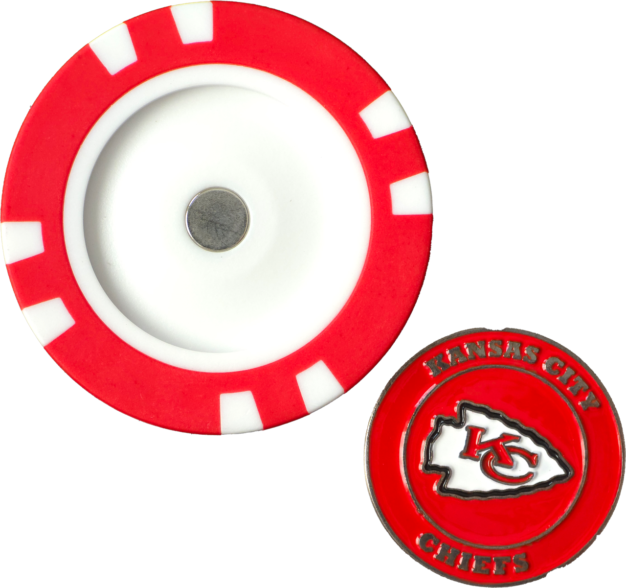 Officially Licensed Kansas City Chiefs Poker Chip Ball Marker