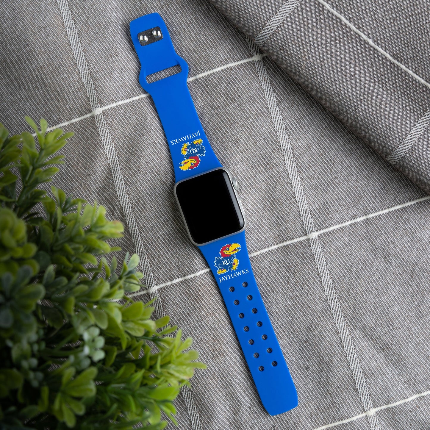 Kansas Jayhawks HD Apple Watch Band