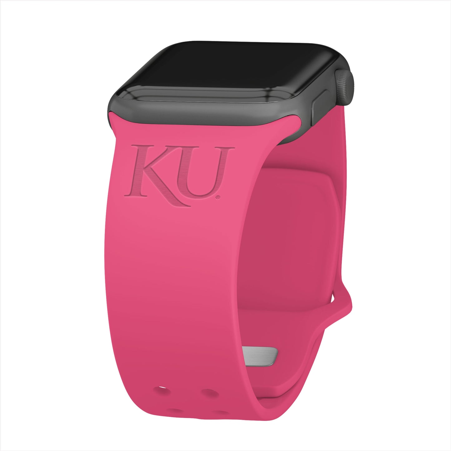 Kansas Jayhawks Engraved Apple Watch Band