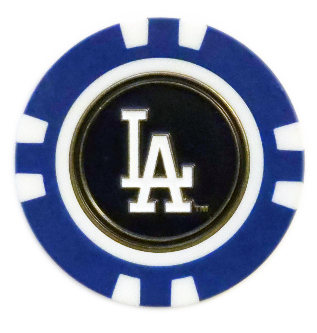 Officially Licensed Los Angeles Dodgers Poker Chip Ball Marker