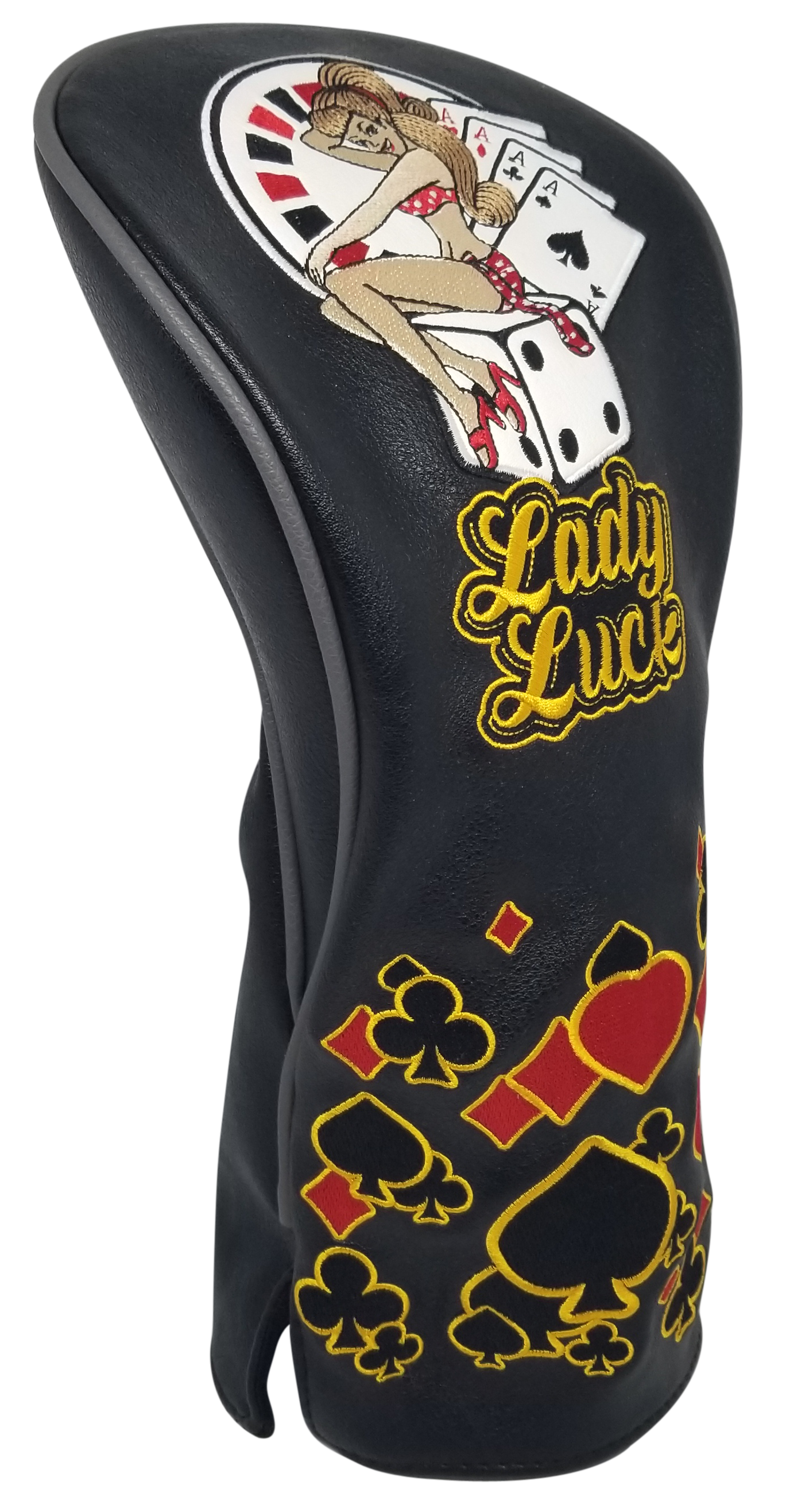 Lady Luck Embroidered Driver Headcover by ReadyGOLF
