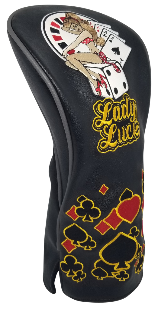 Lady Luck Embroidered Driver Headcover by ReadyGOLF