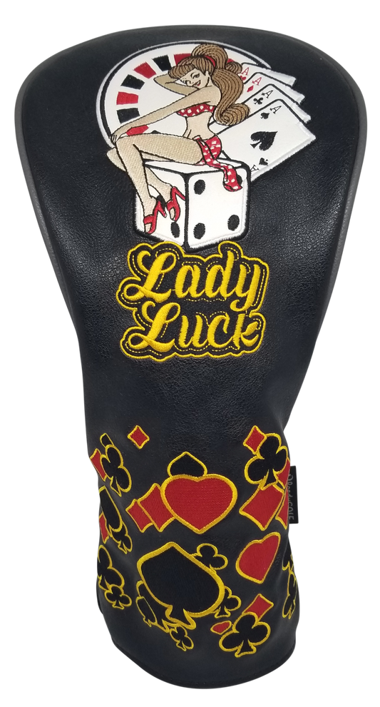Lady Luck Embroidered Driver Headcover by ReadyGOLF