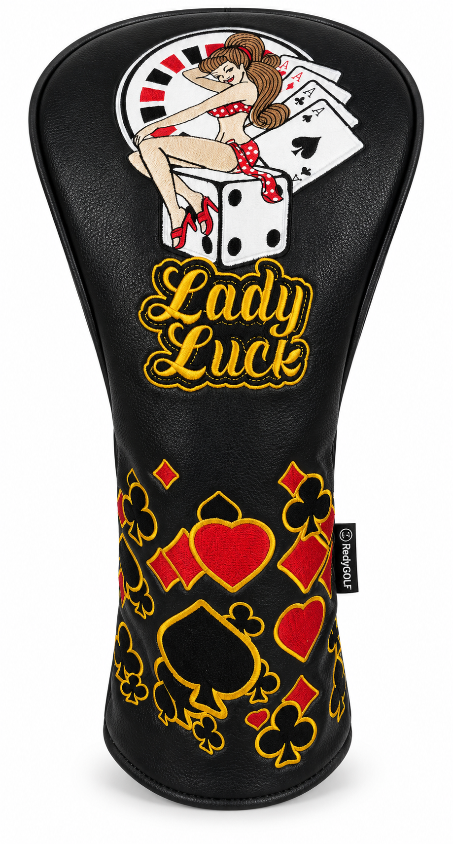 Lady Luck Embroidered Driver Headcover by ReadyGOLF