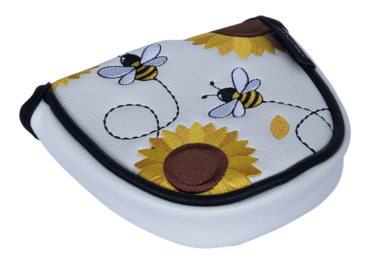 Let It Bee Embroidered Putter Cover - Mallet by ReadyGOLF