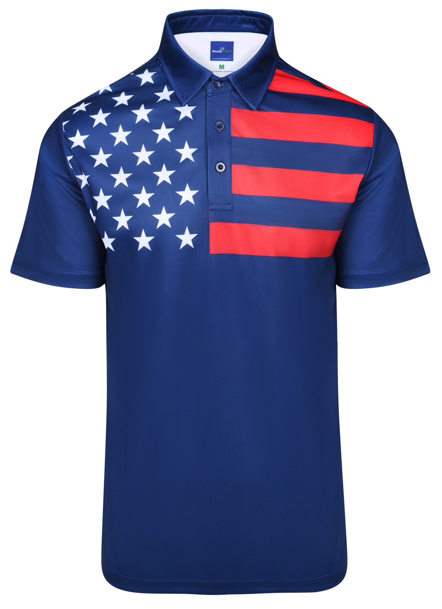 Liberty Mens Golf Polo Shirt by ReadyGOLF
