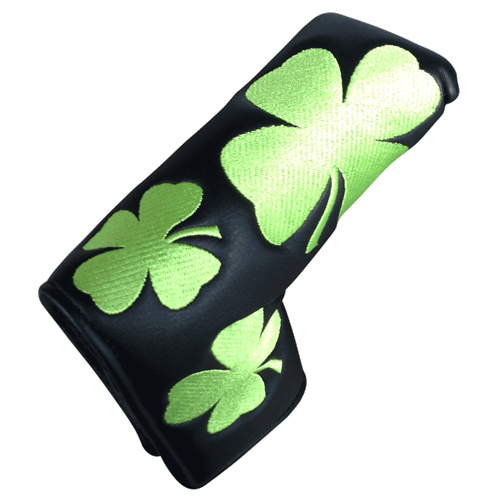 Four Leaf Clover Embroidered Putter Cover by ReadyGOLF
