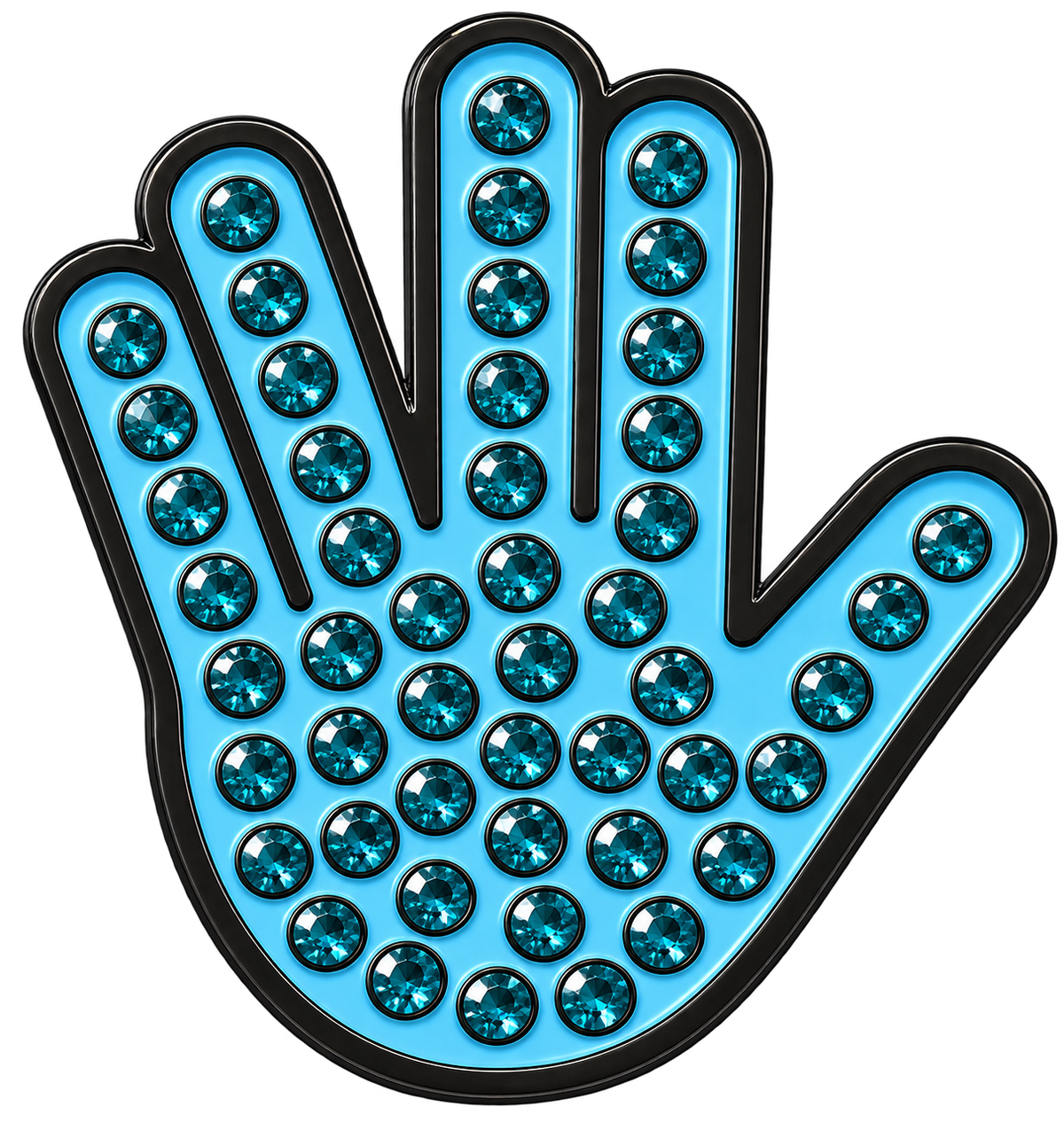 Live Long & Prosper Hand Gesture Crystal Ball Marker & Hat Clip by ReadyGOLF