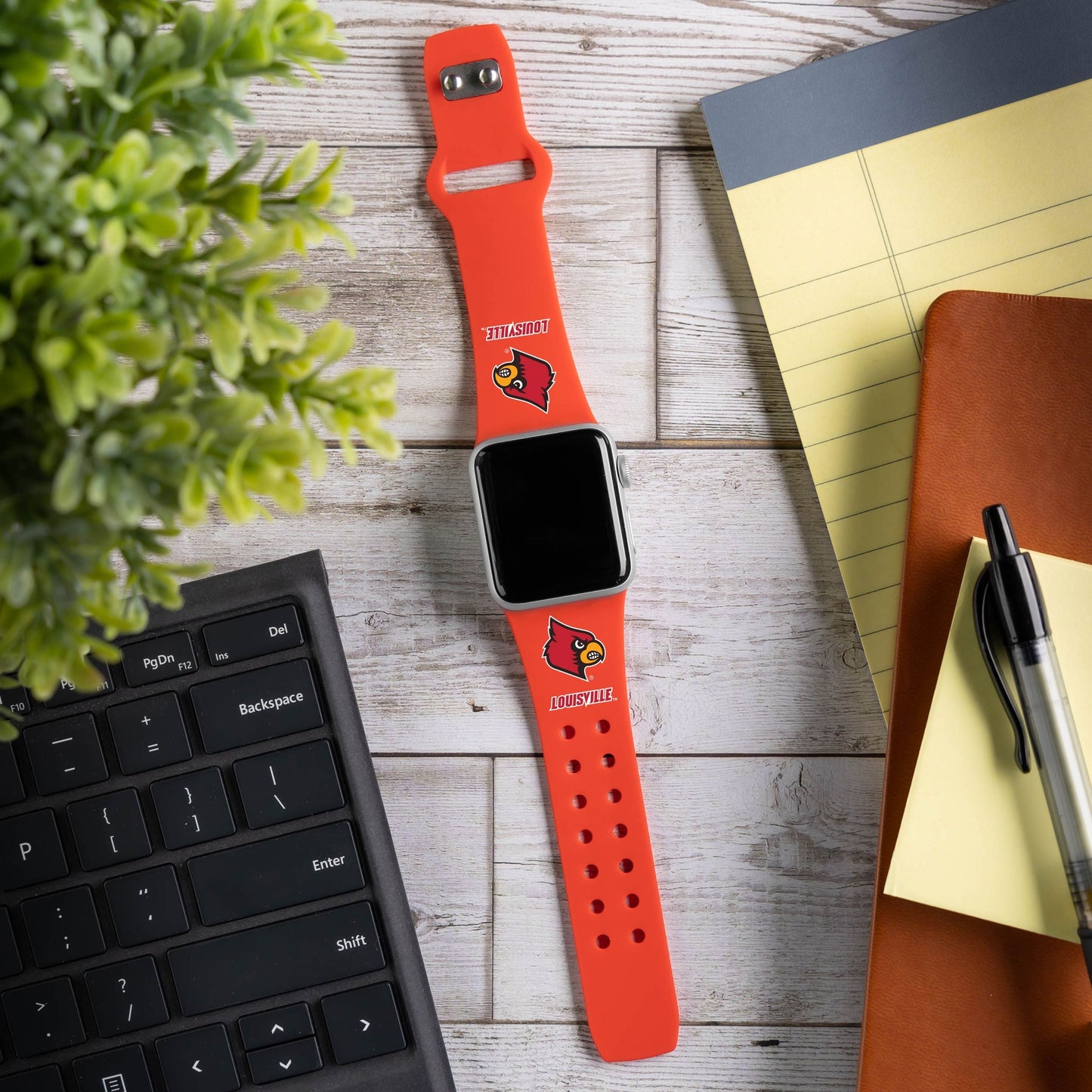 Louisville Cardinals HD Apple Watch Band