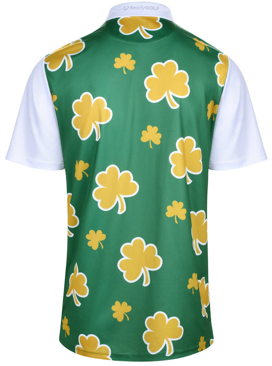 Lucky Mens Golf Polo Shirt by ReadyGOLF