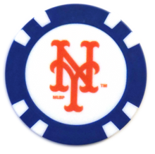 Load image into Gallery viewer, Officially Licensed New York Mets Poker Chip Ball Marker
