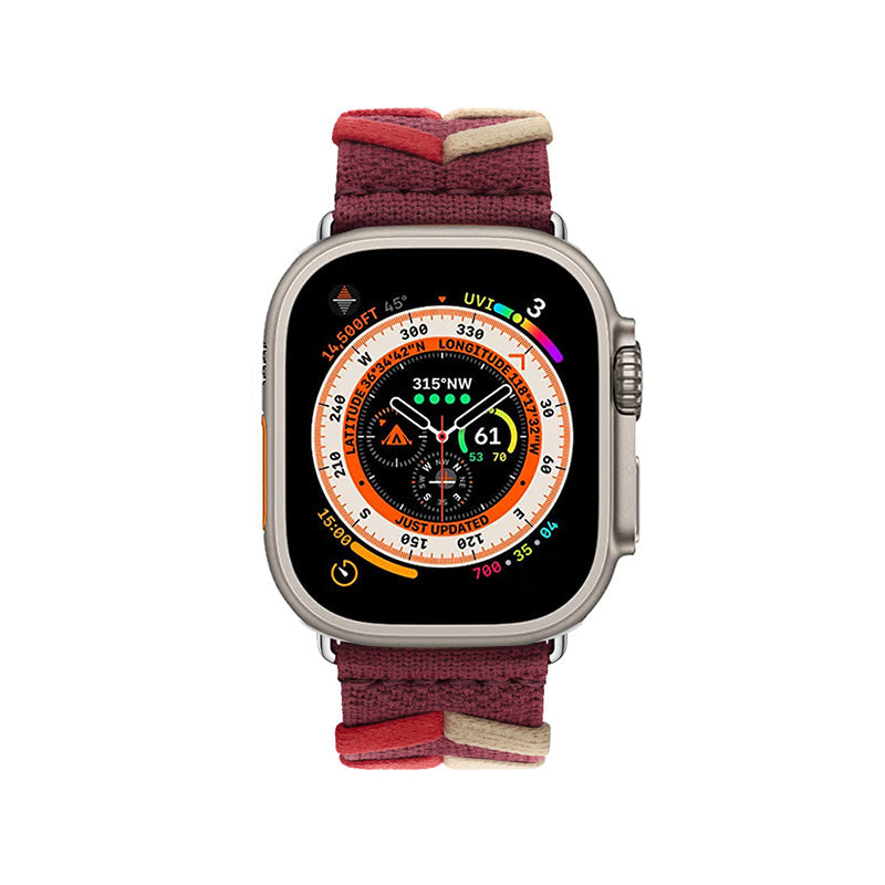Nylon Sport Armband for Apple Watch Series 1–11 & Ultra
