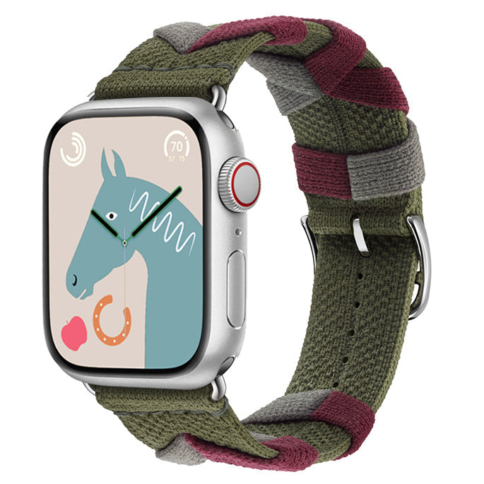 Nylon Sport Armband for Apple Watch Series 1–11 & Ultra