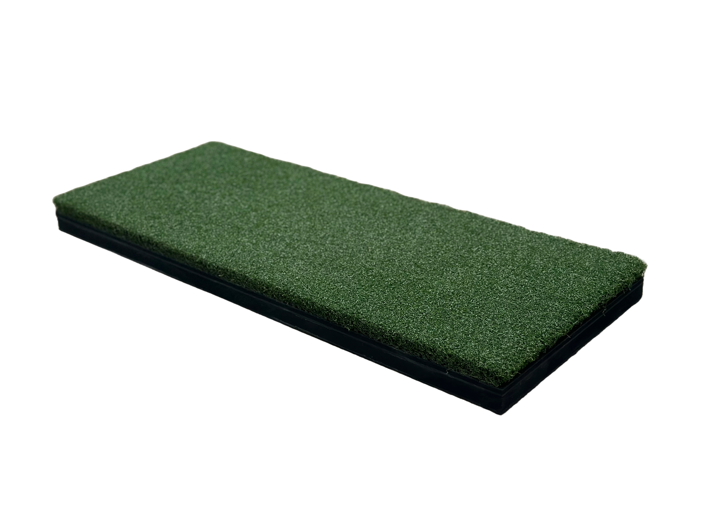 Beaver Tail Hitting Strip (30 x 12in) - The Most Realistic Golf Simulator Hitting Mat Strip for Joint Injury Prevention