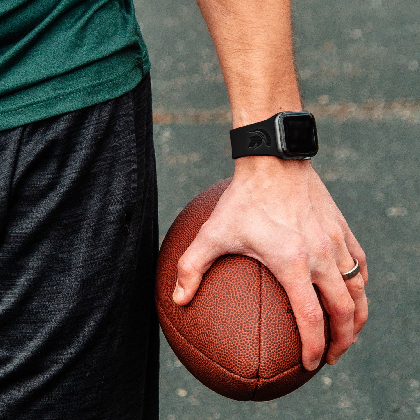 Michigan State Spartans Engraved Apple Watch Band