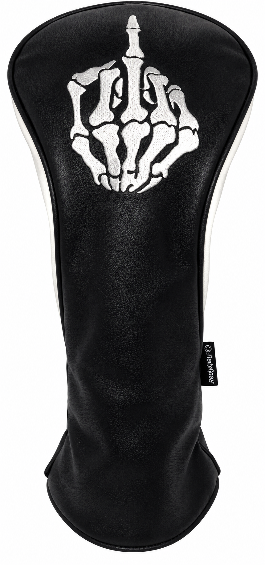 Skeleton Bone Middle Finger Embroidered Headcover -  Driver