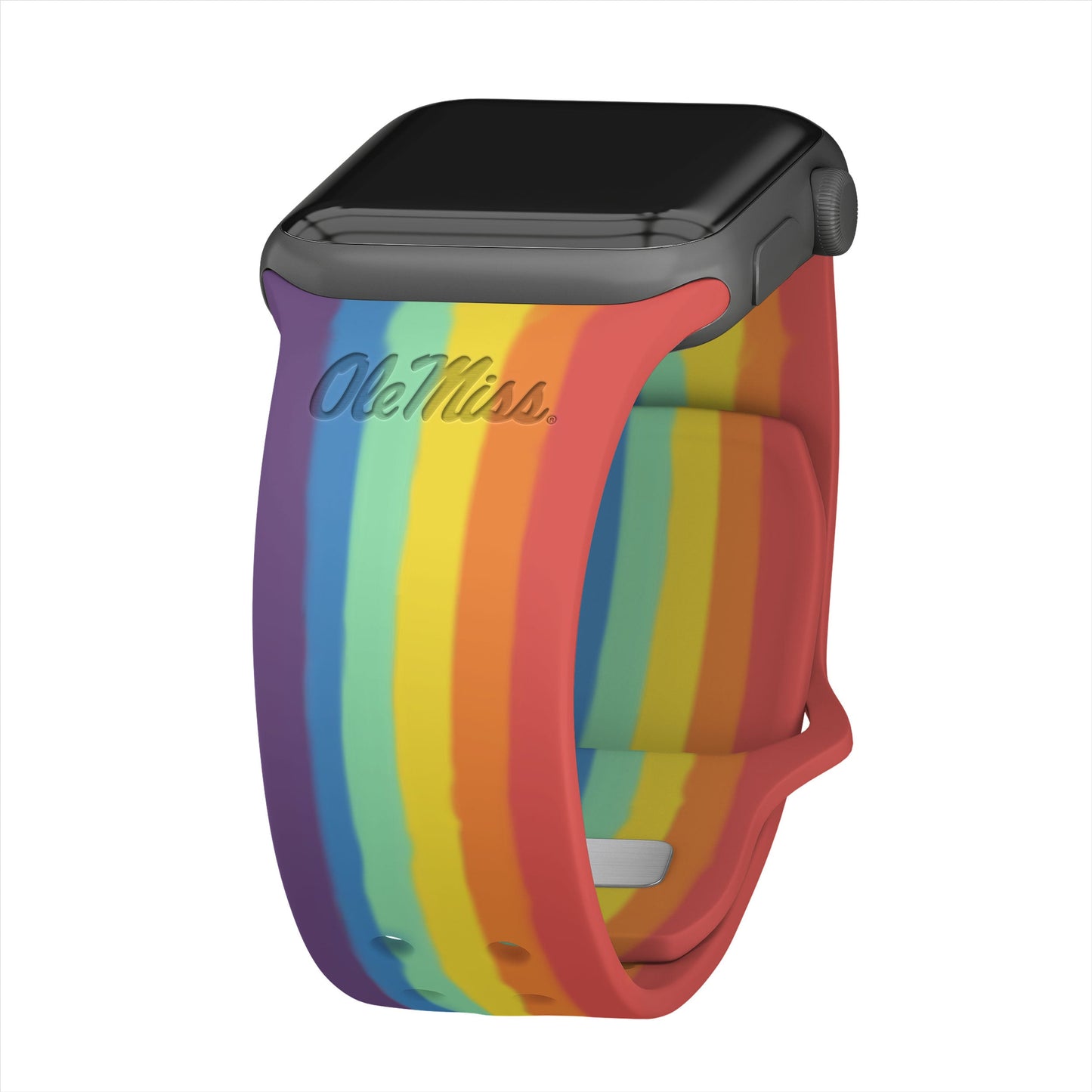 Mississippi Ole Miss Rebels Engraved Apple Watch Band