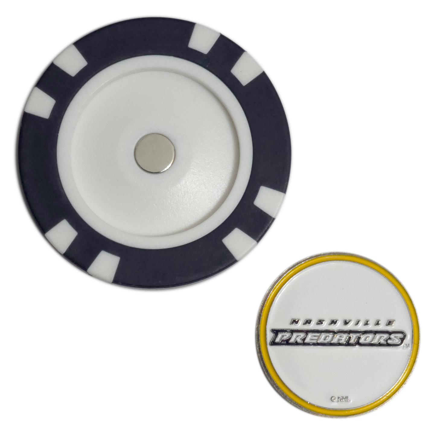 Officially Licensed Nashville Predators Poker Chip Golf Ball Marker