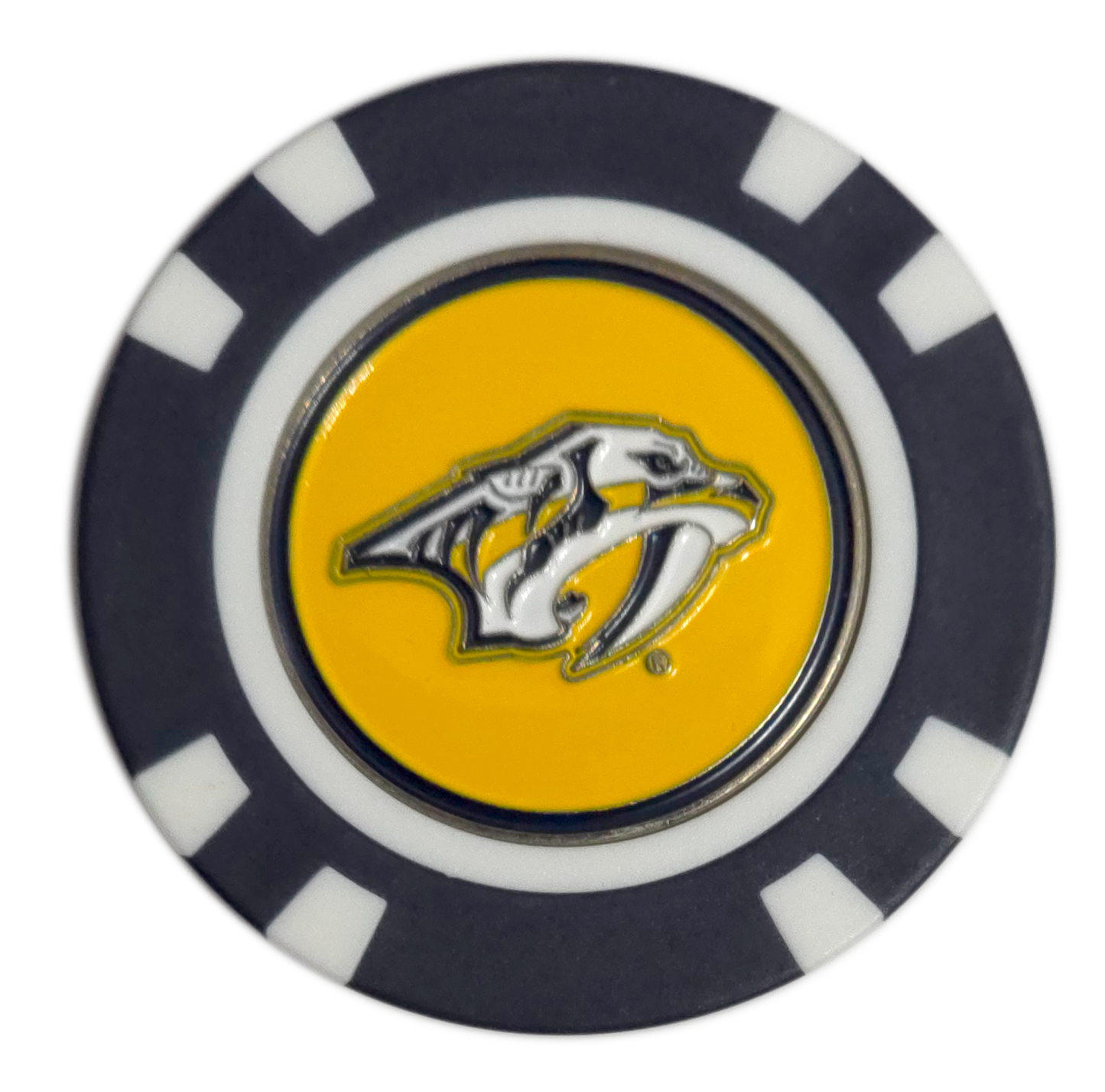 Officially Licensed Nashville Predators Poker Chip Golf Ball Marker