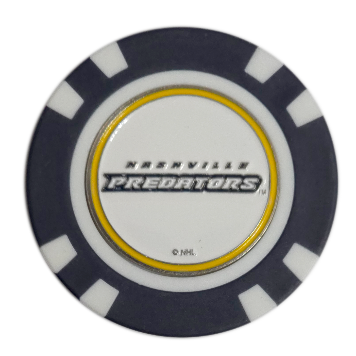 Officially Licensed Nashville Predators Poker Chip Golf Ball Marker