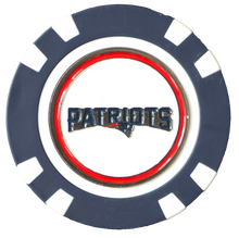Load image into Gallery viewer, Officially Licensed New England Patriots Poker Chip Ball Marker

