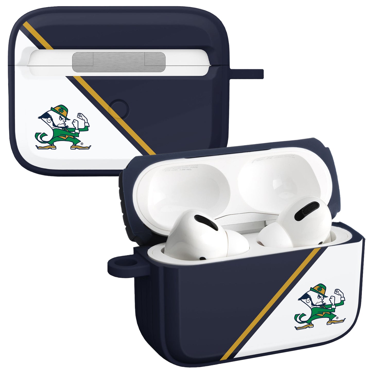 Notre Dame Fighting Irish HDX Champion Series Apple AirPods Pro 1 & 2 Case Cover